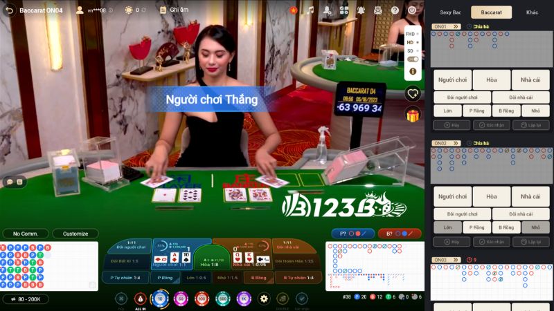 Baccarat là một trong những tựa game cũng rất được yêu thích