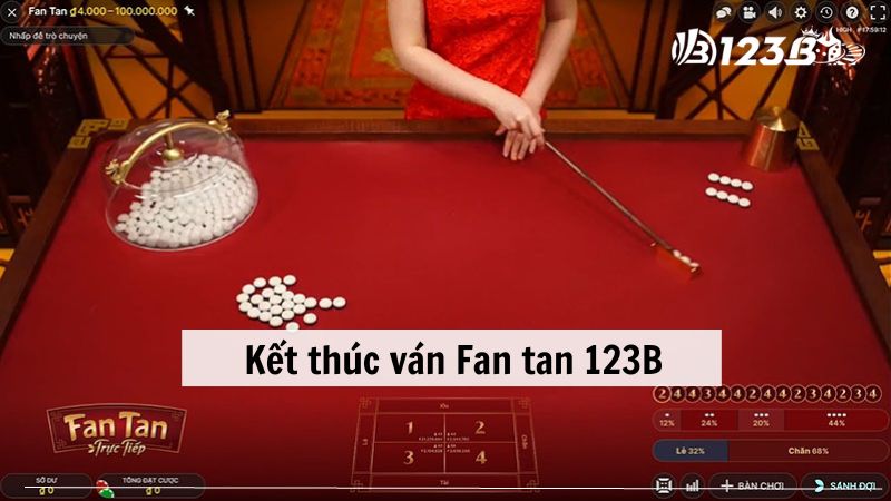 Kết thúc ván fan tan 123B