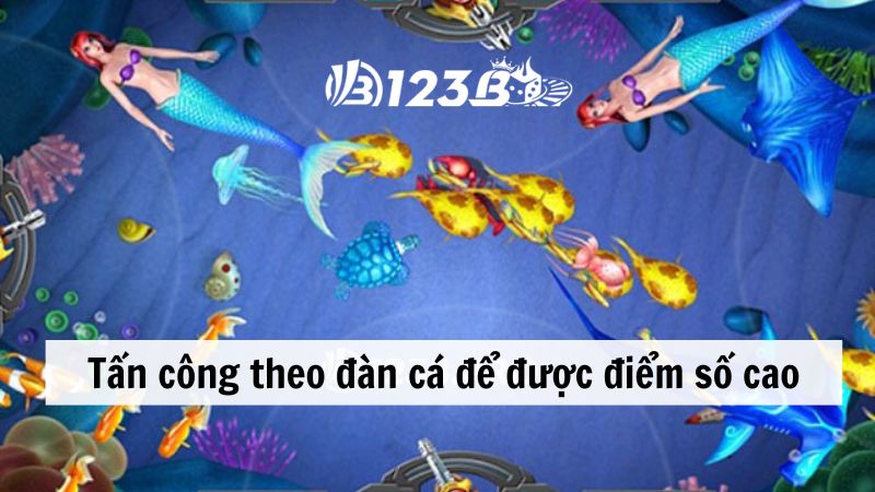 Tấn công theo đàn cá để được điểm số cao