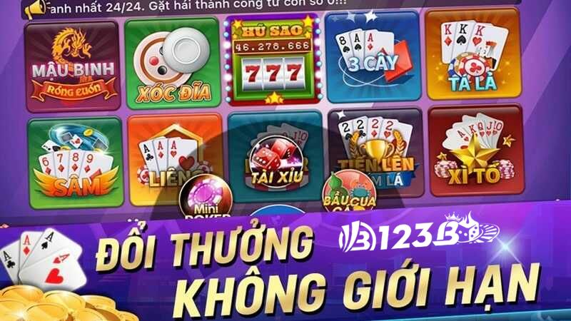 Top những game bài đỉnh cao nhất tại sân chơi 123b