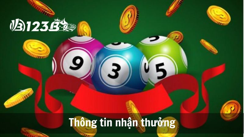 Thông tin nhận thưởng sự kiện dự đoán xổ số 123B