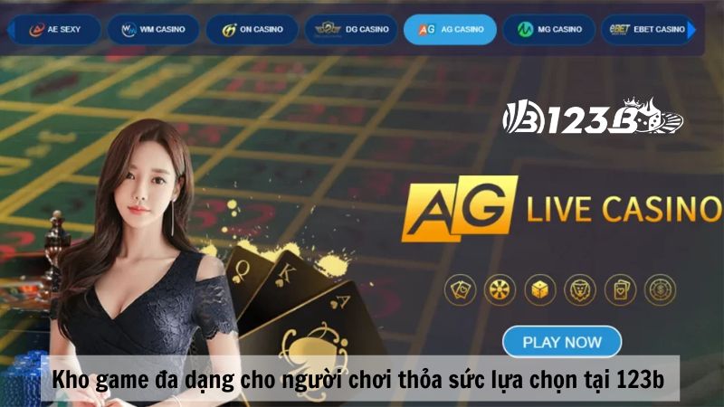 Kho game đa dạng cho người chơi thỏa sức lựa chọn tại 123b 