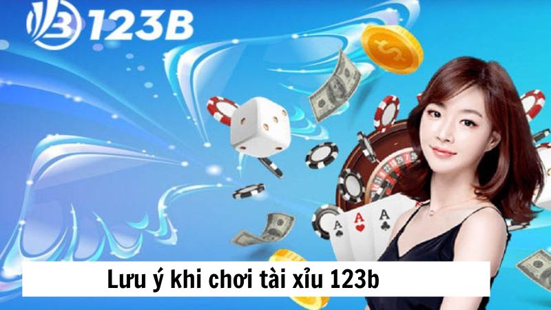 Lưu ý khi chơi tài xỉu 123b 