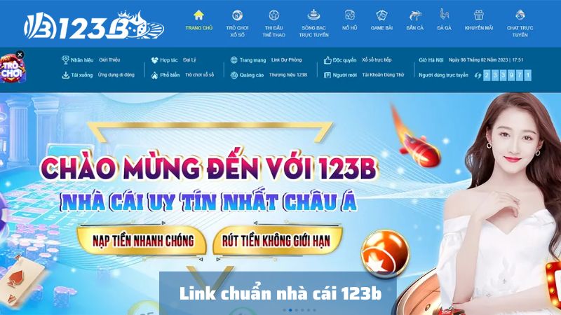 Link chuẩn nhà cái 123b